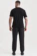 Чоловічі чорні штани VENTUS7 EA7 Emporio Armani 8713 M - изображение 5