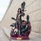 Большая фигурка Uchiha Itachi 29 см с воронами статуэтка Итачи Учиха из аниме Наруто на подставке из ПВХ пластика - изображение 2