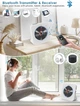 CD-плеєр з Bluetooth 5.0 та колонками, FM-радіо, USB/карта, AUX 3.5 мм, будильник, вихід на навушники, пульт, дисплей - зображення 8