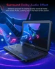 Портативний Blu-ray DVD плеєр 17.6″ з екраном 15.4″, HDMI In/Out, акумулятор 4000mAh, Full HD - изображение 3