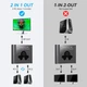 DisplayPort 2×1 Switch 8K@60Hz 4K@144Hz DP 1.4 для ТВ, моніторів, ноутбуків, ПК - изображение 4