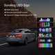 LED Devil Eyes для авто програмований LED дисплей, Bluetooth, USB 5V, для авто та вантажівок - изображение 6
