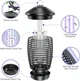 Лампа-знищувач комах PALONE 20W, 4500V, для приміщень і вулиці, площа до 100 м² - изображение 4