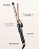 Плойка JAETON 3/4" з довгим циліндром, кераміка-турмалін, професійна, Dual Voltage - изображение 3