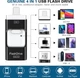 ZARMST флешка 128GB 4-в-1 для телефону (Lightning/Micro USB/Type-C/USB 3.0), з шифруванням, чорна - изображение 6