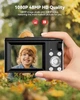 Цифрова камера 48MP для дітей, 32GB, антиструс, 16X зум, таймер, серійна зйомка, компактна для фото/влогу - изображение 2