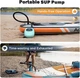 Electric sup pump 20 psi, акумуляторна портативна помпа, paddle board, каяк, wind wing - изображение 3