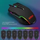 RedThunder K10 Ігровий комплект клавіатура миша та підставка для зап’ястя RGB 7200 DPI USB - изображение 2