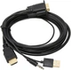 Кабель-адаптер VGA → HDMI 1080P, 1,8 м - изображение 2