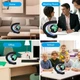 Магнітний левітуючий глобус з LED підсвіткою, обертовий, нічник для декору - изображение 7