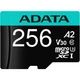 Карта памяти ADATA MicroSDXC Premier Pro 256Gb UHS-1 A2 V30S + SD адаптер (AUSDX256GUI3V30SA2-RA1) [162342] - изображение 2