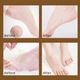 Набір масок-шкарпеток для ніг Coconut Moisturizing & Repair Foot Mask живильний та відновлювальний з кокосом 10 пар - изображение 3