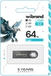 Флеш пам'ять 64GB Wibrand Eagle Grey (WI3.2/EA64U10G) - изображение 2