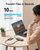 USB-хаб Anker PowerExpand 8-in-1 - PD in 100W/HDMI/2xUSB-A/USB-C 10Gbps/LAN/SD Black (A83830A2) - зображення 3