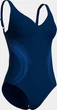 Купальник слитный для женщин Arena SHIMMERING SWIMSUIT U BACK синий Женщины 46 - изображение 8