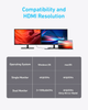 USB-хаб Anker USB-C Hub - 7-in-1 - PD in 100W, 2xHDMI, 4xUSB-A Black (A83740A2) - зображення 7