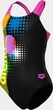 Купальник слитный для девушек Arena DOTS SWIMSUIT SWIM PRO BACK черный, розовый Детский 140 см - изображение 6