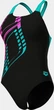 Купальник слитный для женщин Arena GRAPHIC SWIMSUIT SWIM PRO L черный, голубой, розовый Женщины 40 - изображение 6