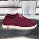 Мокасини жіночі Ok Shoes бордові текстильні сітка 36р (23,5 см) 8421 - зображення 5