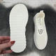 Мокасини жіночі Ok Shoes молочні текстильні сітка 38р (24,5 см) 8396 - зображення 6