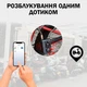 Умный замок со стальной цепью и сигнализацией Смарт замок на велосипед, мопед, мотоцикл Bluetooth Черный - изображение 2