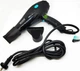 Фен Mozer MZ-3100 6000W з концентратором, холодний обдув, 2 швидкості 3 режими, професійний фен для сушіння та укладки волосся, фен з турбо режимом - изображение 2