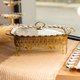 Мармит мармитница фарфоровая Tiffany 1.5 л квадратная • на металлической подставке с подогревом со стеклянной крышкой HoReCa • поддерживает температуру блюд Yiwu - изображение 2