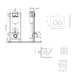 Готовое решение Qtap для ванной комнаты: подвесной унитаз Crow Ultra Quiet 520×360×290 + комплект инсталляции Nest 4 в 1 (круглая клавиша Satin) - изображение 2