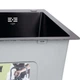 Lidz Handmade H5050HB Мойка для кухни интегрированная Decor Black PVD Honeycomb 2,5/0,5 мм LDH5050BDECPVD48369 - изображение 6