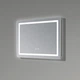 Дзеркало Qtap Mideya (DC-F614) 700х500 з LED-підсвічуванням Touch, з антизапітнінням, диммером QT2078NCF07050W - зображення 7