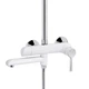 Душова система універсальна Qtap Grand на три споживачі (з виливом) QTGRAWCR1004 Chrome/White - зображення 4