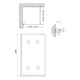Душова перегородка Qtap Walk-In Standard BLM209.C8 90х200 см, скло Clear 8 мм, покриття CalcLess - зображення 2