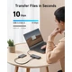 Концентратор USB-C 8-in-1 1xUSB-C PD100W + 1xHDMI + 2xUSB-A + 1xUSB-C 10Gbps + 1xRJ45 + SD black Anker (A83830A2) - зображення 2