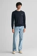Чоловічий темно-синій джемпер CLAIC COTTON C-NECK Gant XXL 8030561 - изображение 2