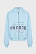 Чоловіче блакитне худі Varsity Zip H GOTS Preach XS 206293 - зображення 1