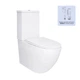 Унитаз напольный Qtap Jay Ultra Quiet с сидением Soft-close 640x360x835 мм QT07222175TW White - изображение 1