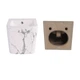 Комплект Qtap Tern Marble 3 в 1: унитаз подвесной Ultra Quiet + биде подвесное + раковина накладная QTTERMR49164 - изображение 10