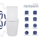 Унітаз-компакт Qtap Scorpio безободковий Ultra Quiet з сидінням Soft-close QT14222125AUQW - зображення 3