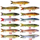 Воблер составной свимбейт ANFS Swimbait Minnow 13.5 см 19 г тонущий HS067C - изображение 3