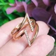 Кольцо Xuping Jewelry размеры:17 медицинское золото позолота 18К 8471 - изображение 2