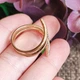 Кольцо Xuping Jewelry размеры:17 медицинское золото позолота 18К 8471 - изображение 5