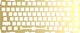 Ramka Glorious GMMK PRO Brass Switch Plate ANSI (GLO-ACC-P75-SP-B) - obraz 1