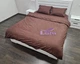 Постельное белье LARA бязь Brown d11062e2 евро - изображение 2
