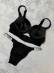 Комплект білизни (бюстгальтер + трусики-бразиліана) жіночий Victoria's Secret 90D чорний (8030) - зображення 4