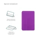 Чехол Smart Case No Logo для iPad mini 2024 6 2021 фиолетовый защитный аксессуар для удобного использования планшета - изображение 8