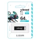 USB флешка Wibrand 64Gb для хранения данных компактный накопитель с защитой от ударов и воды - изображение 2