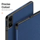 Чехол Dux Ducis Domo для Xiaomi Redmi Pad SE 11 дюймов защитный чехол-книжка с функцией подставки синего цвета - изображение 6
