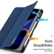 Чехол Dux Ducis Domo для Xiaomi Pad 7 7 Pro защитный аксессуар с подставкой и авто пробуждением синий - изображение 7