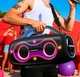 Портативна Bluetooth колонка 400 Вт 6 9 кг з RGB підсвічуванням для вечірок Hopestar Party 168 чорна - зображення 2