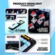 Клавіатура Fantech ATOM107S MK893S MIZU механічна ігрова з RGB підсвічуванням та Blue Switch для геймерів та стримерів - зображення 6